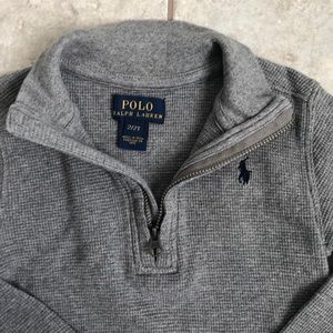 Boys Polo Half Zip